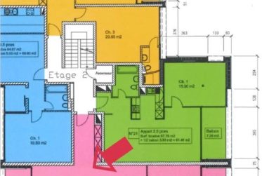 Spacieux appartement de 3.5 pièces, 95 m², entièrement rénové !